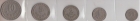 Набор монет Парагвай 1925-1939 г (5 монет)