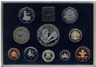 Набор из 10 монет Великобритания 1998 г Proof (50-летие принца Уэльского)
